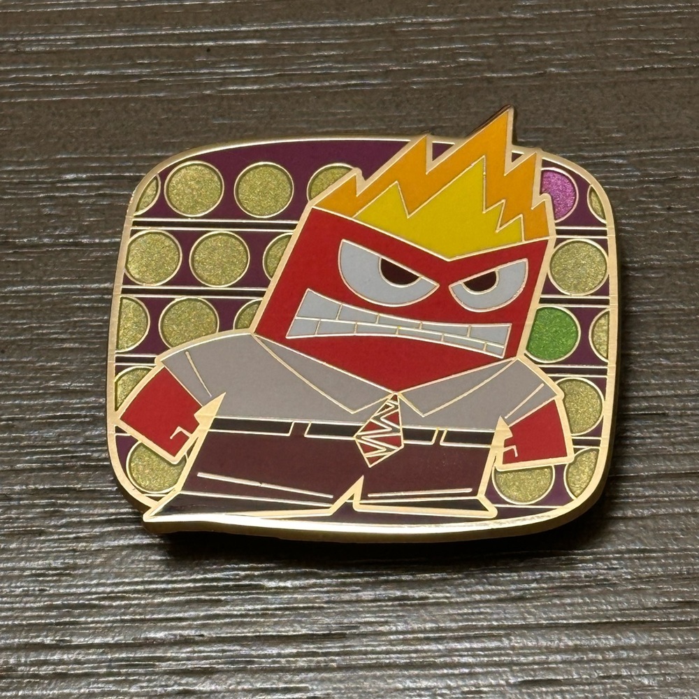 Disney Pixar Pink a la Mode PALM Inside Out Anger Mystery Box Pin LE 300
